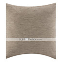 Überarbeitete 18 "Quadrat Khaki Polyester Dekorative Kissenbezug