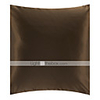 Überarbeitete 18 "Quadrat-Massiv Brown Polyester Dekorative Kissenbezug