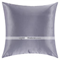 Überarbeitete 18 "Quadrat Moderne Massiv Polyester Dekorative Kissenbezug