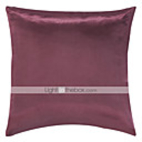 Überarbeitete 18 "Quadrat Moderne Wine Red Dekorative Kissenbezug