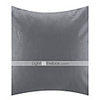 Überarbeitete 18 "Quadrat Stilvolle Textur Polyester Dekorative Kissenbezug