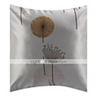 Überarbeitete 18 "Square Country Löwenzahn Polyester Dekorative Kissenbezug