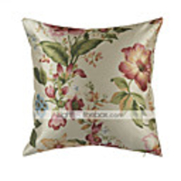Überarbeitete Elegante Blumen Polyester Dekorative Kissenbezug