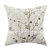 Überarbeitete Land-Blumen Polyester Dekorative Kissenbezug