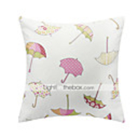 Überarbeitete Lässige buntem Regenschirm Polyester Dekorative Kissenbezug