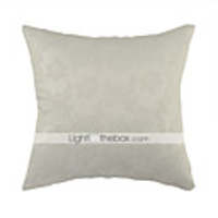 Überarbeitete Moderne Blumen Weiß Polyester Dekorative Kissenbezug