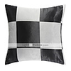 Überarbeitete Schwarzweiss-Quadrat Polyester Dekorative Kissenbezug