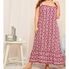 Übergrössen Damen Etuikleid Maxikleid Ärmellos Druck Druck Frühling Herbst Freizeit Chiffon Lose cm bis Zoll Groß und hoch