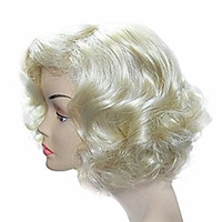 blonde perücken für frauen cosplay kostüm perücke wellig mittelteil perücke blondes kunsthaar frauen blond Lightinthebox