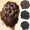 Braut Hochsteckfrisur Chignon Brötchen Blumenclip synthetische Culry Haarverlängerungen mehr Farben Lightinthebox