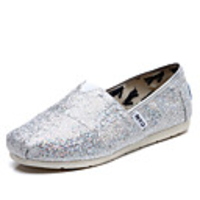 C N Damen Silber Komfortable Wohnungen Bootsschuhe Loafers