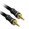 C-Kabel 3, 5-mm-AUX-M / M-Audio-Kabel Schwarz Netto-plattiert (8M)
