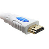 C-Kabel HDMI V1.4 Stecker auf Stecker Kabel-Flachbild-Typ White für 3D-HD-Fernseher (8M)