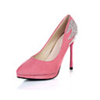 C-Show-Damen Einfach spitze Toe PU-Leder Stiletto Pumps