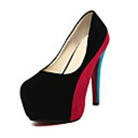 C-Show-Damenmode-Kontrast-Farben-Partei PU-Leder-Plattform Stiletto Pumps
