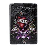 C0040 Schädel und Herz-Muster Kunststoff Hard Case für iPad mini / mini 2
