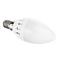 C37 E14 3W 300LM 6000K 15xSMD 2835 Cool White Light LED Kerzenlampen (AC 85-265)