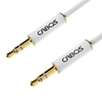 CABOS AUX 3, 5-mm-Stecker auf Stecker AV-Kabel Weiß (3M)
