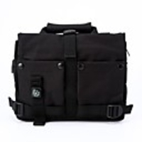 CADEN Camera Bag mit Kompass Wasserdicht Leinwand Travel Umhängetasche für Canon Nikon Sony SDLR Kamera-Black
