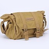 CADEN Camera Bag Wasserdichte Travel One Shoulder Tasche für Canon Nikon Sony SDLR Camera - Khaki