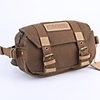 CADEN Kameratasche wasserdichte Segeltuch Hüfttasche für Sony NEX-7/NEX-6 Canon EOS EOS-M2-M Nikon 1 V3 J3 - Kaffee