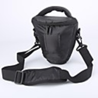 CADEN Wasserdicht Nylon Triangle Kamera Tasche für Canon 1100D 550D NIKON D5200 DSLR-Kamera Pentax D3000D - Schwarz