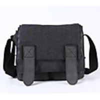 CADEN wasserdichte Segeltuch-Schulter-Kamera-Tasche für Nikon Canon EOS 600D 60D 550D 500D 1100D 7D - Sooty Schwarz
