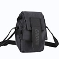 CADEN wasserdichte Segeltuch-Schulter Mini Kameratasche für Sony NEX-7/6 / 5R / F3 / Canon EOS-M - Schwarz Sooty