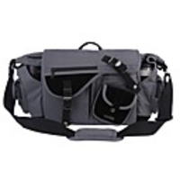 CADEN Wasserdichtigkeit Leinwand One-Shoulder-Bag mit Regen-Abdeckung für DSLR-Kamera-Objektiv-Blitz - Aschgrau