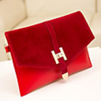 Caelyn Basic Damen Strap Buckle Solid Color Red Shoulder Bag