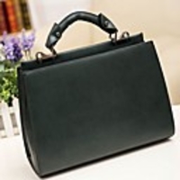 Caelyn Damen Basic Solid Color Smaragd Tote