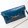 Caelyn Frauen Blue Metal Buckle Tragbare Clutch