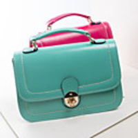 Caelyn Frauen Cyan Metallschnalle Tragbare Tote