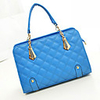 Caelyn Frauen Einfache Royal Blue Raute Pattern-Chain-Tote