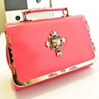 Caelyn Frauen elegante Metall Dekoration Tragbare Tote