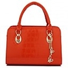 Caelyn Frauen eleganter Alligatorhaut Muster Fest Farbe Orange Tote