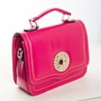 Caelyn Frauen Jahrgang Fuchsia Metallschnalle so Muster Tote