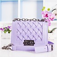 Caelyn Frauen Lilac Knit Portable Umhängetasche