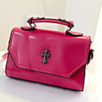 Caelyn Frauen PU-Leder Quermuster Solid Color Umhängetasche