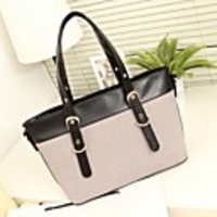 Caelyn Frauen PU-Leder-Taschen-Splicing