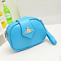 Caelyn Frauen Schöne Solid Color Mini Blau Umhängetasche