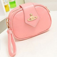 Caelyn Frauen Schöne Solid Color Mini-rosa Umhängetasche