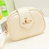 Caelyn Frauen Schöne Solid Color Mini White Shoulder Bag