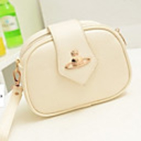 Caelyn Frauen Schöne Solid Color Mini White Shoulder Bag