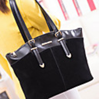 Caelyn Frauen schwarz Dull polnischen Schulranzen (35 30 15)