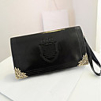 Caelyn Frauen schwarz gemusterte Tragbare Massage Lässige Tasche