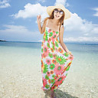 Caelyn Frauen Sunflower Print Screen Farbkleid