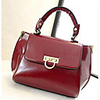 Caelyn Frauen Vintage Alle Spiel Solid Color Red Shoulder Bag