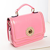 Caelyn Frauen Vintage Pink Metall so Muster Buckle Tote