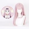 cosplay kostüm perücke cosplay perücke chikage kazama kaguya-samalove ist krieg lockiges mittelteil mit pony perücke rosa langes rosa synthetisches haar 26 zoll frauen anime cosplay exquisites rosa Lightinthebox